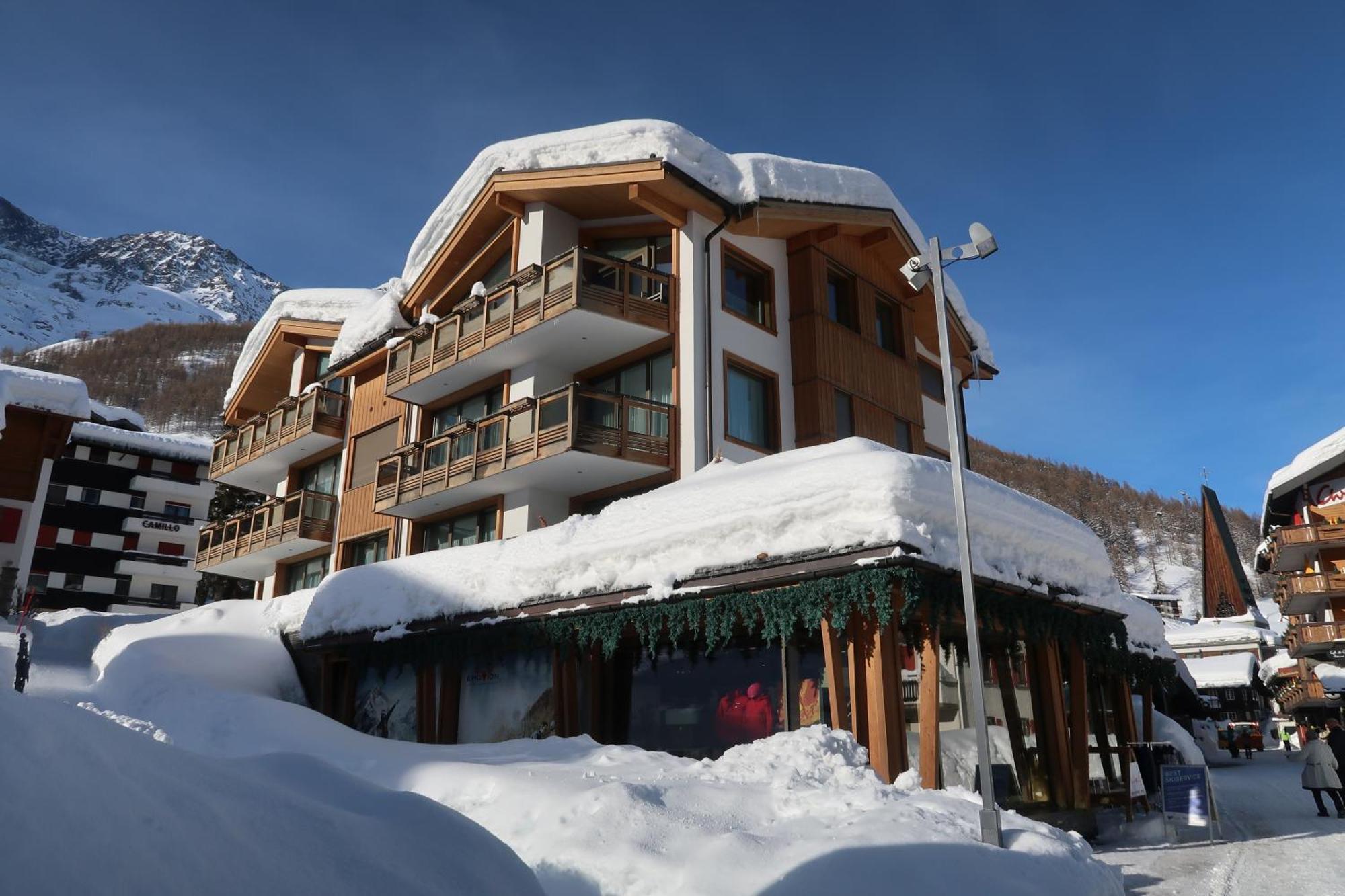 Apartments Auriga Saas Fee Dış mekan fotoğraf